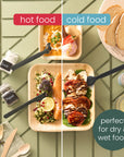 Black PLA Cutlery Set
