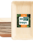 Palm Leaf Trays - 15x22cm (6x9")