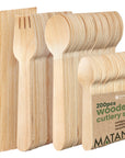 Premium Eco-Friendly Wooden Cutlery Sets