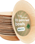 Round Palm Leaf Bowls - 425ml (15floz)