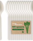 100 PLA Spoons