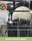 Black PLA Cutlery Set